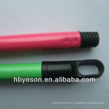 Металлическая ручка для метлы с пластиковой крышкой